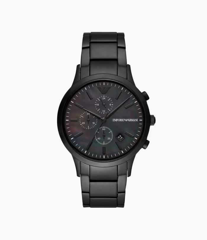 Emporio Armani Men's Gunmetal Chronograph Watch - AR11141 - Image 8